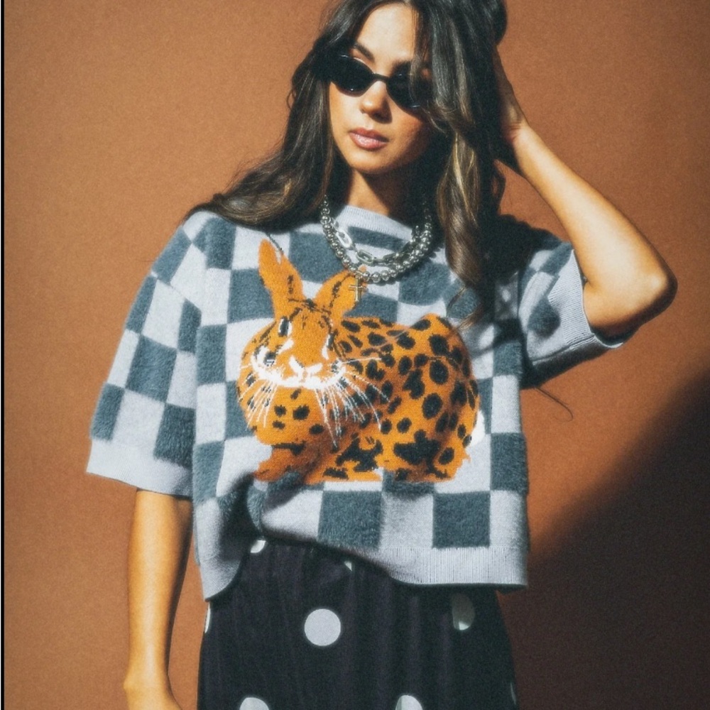 ISO Fur Real Bunny Knot Top by Dressed In Lala